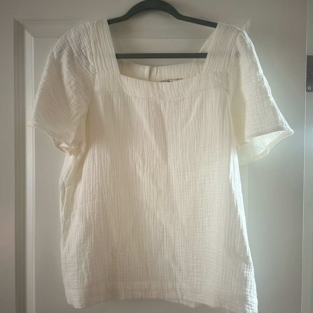 Madewell cotton blouse